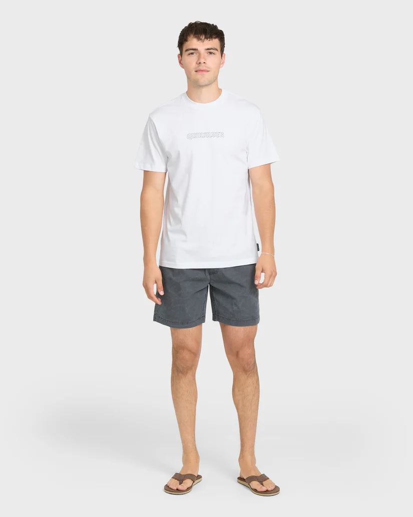 Quiksilver Serpents Short Sleeve Knit Tee White