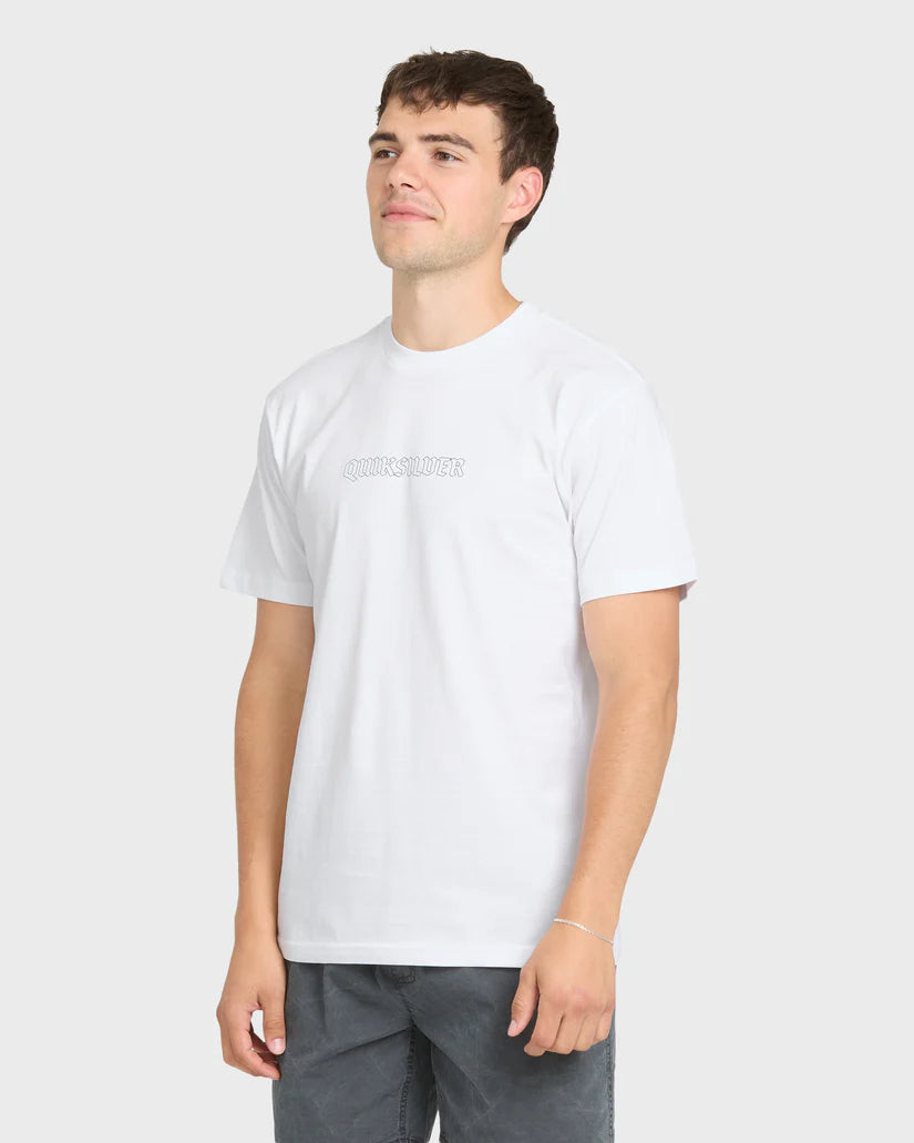 Quiksilver Serpents Short Sleeve Knit Tee White