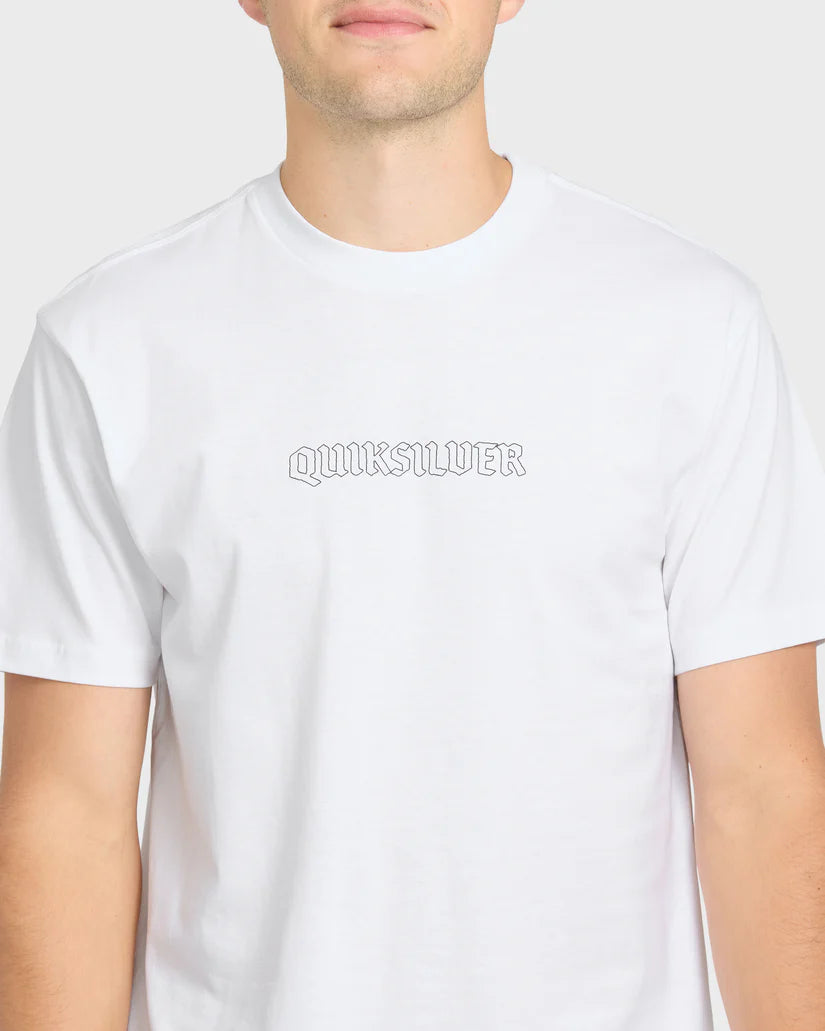 Quiksilver Serpents Short Sleeve Knit Tee White