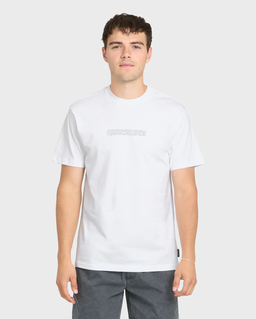Quiksilver Serpents Short Sleeve Knit Tee White