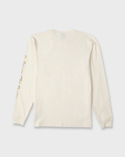 Quiksilver Pacifico Signage Long Sleeve Knit Tee Tofu