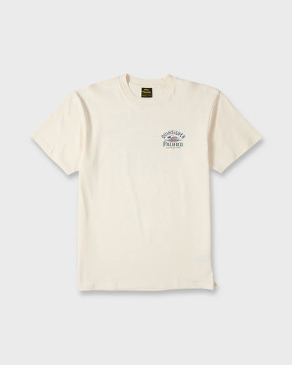 Quiksilver Pacifico Signage Short Sleeve Knit Tee Tofu