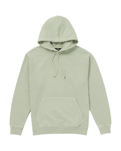 Volcom Men's Single Stone Pullover Hoodie Green Tea