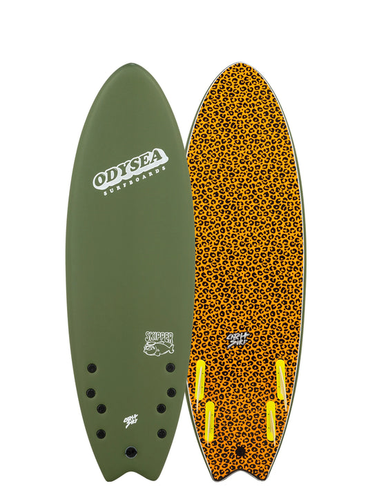 Catch Surf Skipper (Quad)  5'6" Military Green/Cheetah