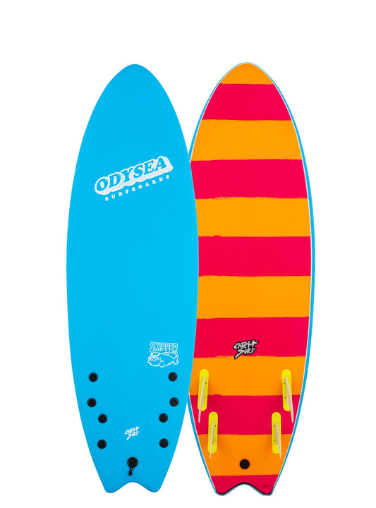 Catch Surf Skipper (Quad)  6'6" Blue/Stripes