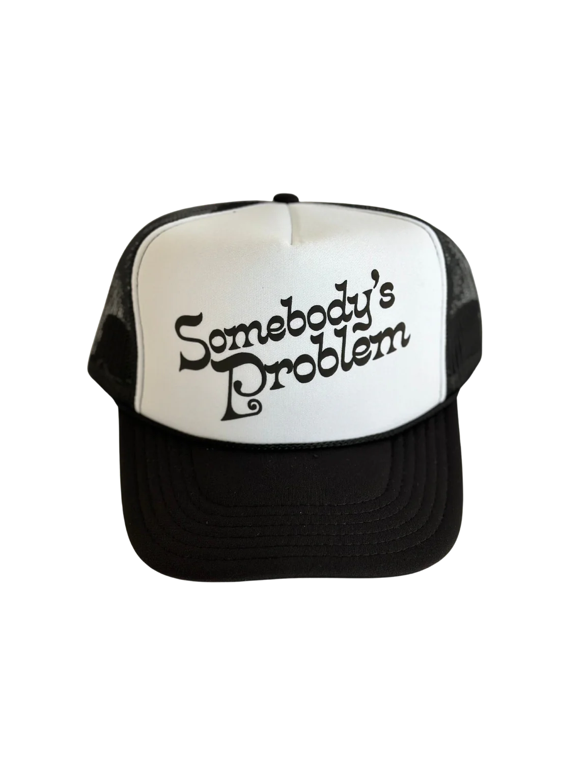 Local Beach Somebody's Problem Hat Black/White