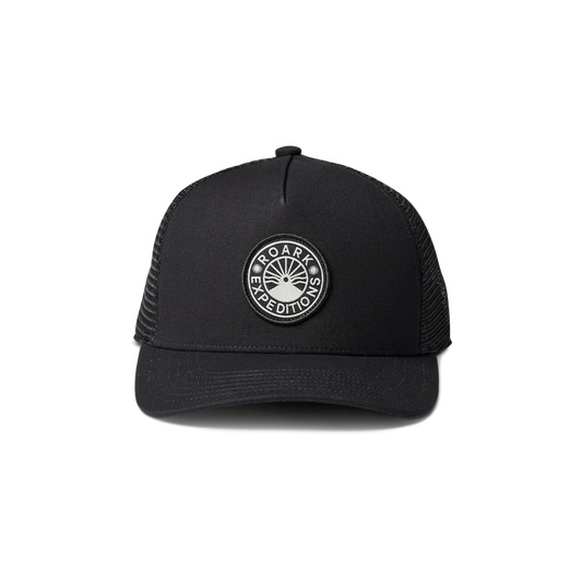 Roark Station Trucker Snapback Hat Black