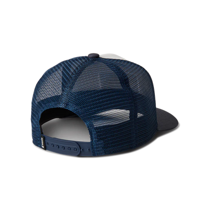 Roark Station Trucker Hat White/Navy