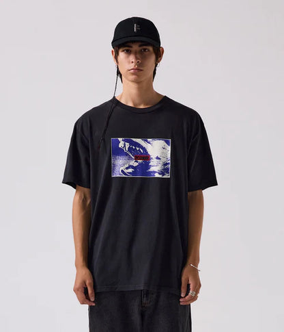 Former Stray T-Shirt Washed Black