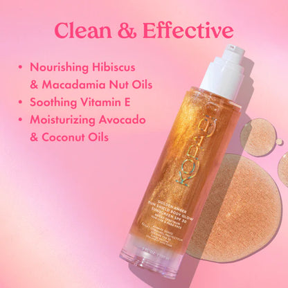 Kopari Golden Amber Sun Shield Body Glow SPF 30 Sunscreen