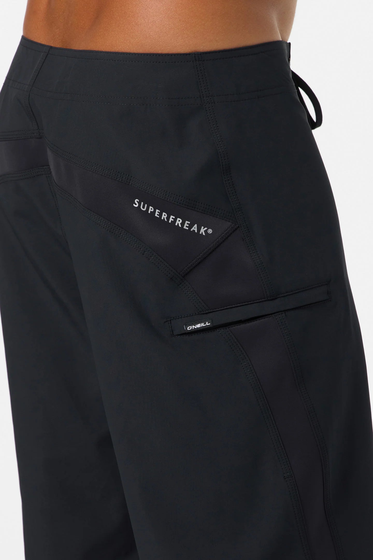O'Neill Mens Superfreak Solid 21" Boardshorts Black
