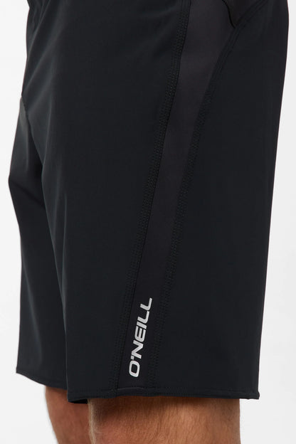O'Neill Mens Superfreak Solid 21" Boardshorts Black