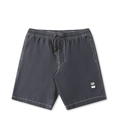 Former Swans Baggy 18' Swim Trunk Washed Black