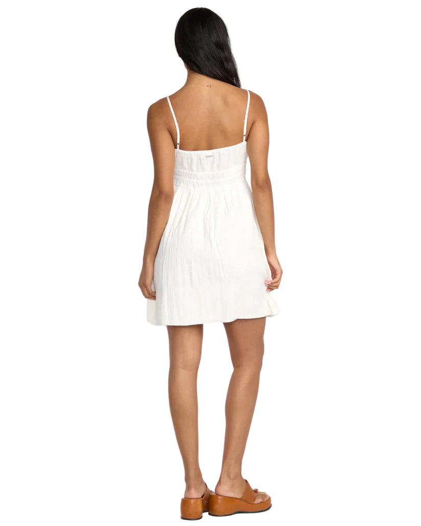 Billabong Women's Sweet On You Mini Dress Salt Crystal