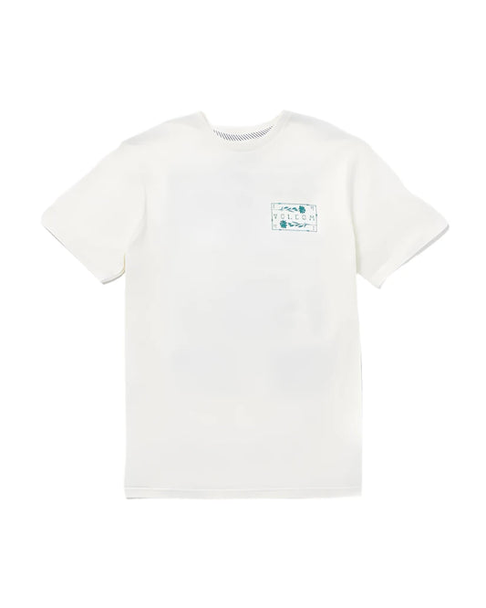 Volcom Men's System Error Short Sleeve Tee Off White