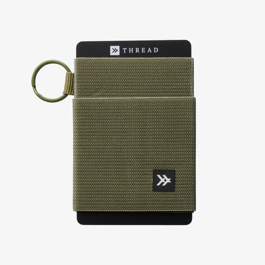 Thread Olive Elastic Wallet