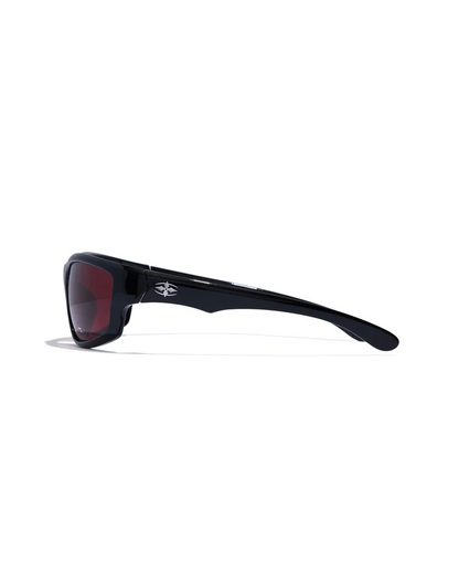 Ritual Vision Teenage Zero Polished Black / Rust Polarized Sunglasses