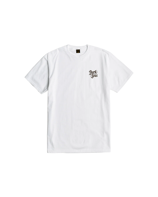 Dark Seas Treasure Map Stock T-Shirt White