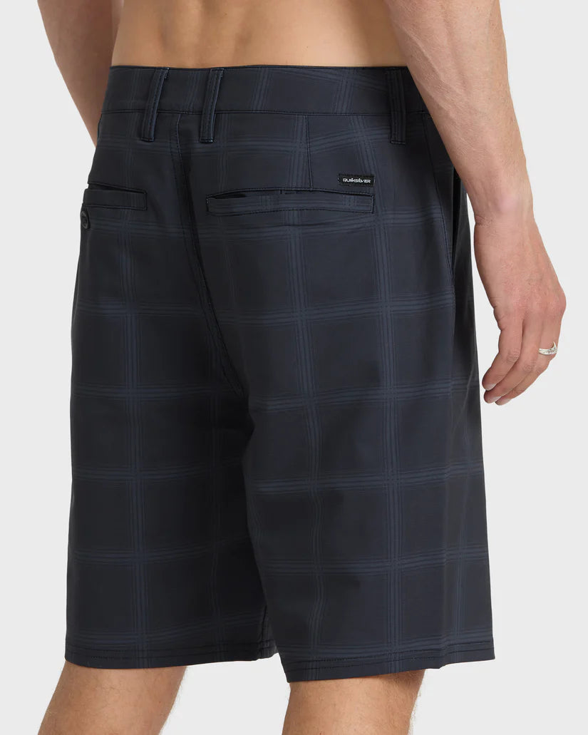 Quiksilver Union Print Amphibian 20" Hybrid Shorts Black