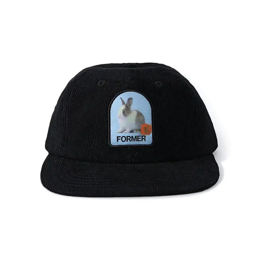 Former Valentine Cord Cap Black