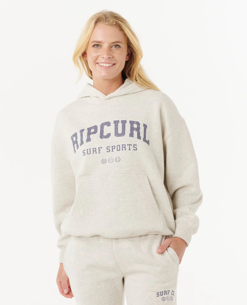 Rip Curl Women's Varsity Sports Oversized Hood Sports Marle