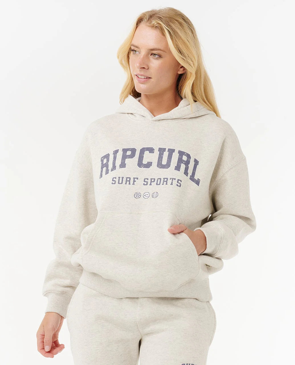 Rip Curl Women's Varsity Sports Oversized Hood Sports Marle