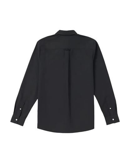 Volcom Men's Veeco Oxford Long Sleeve Shirt Black