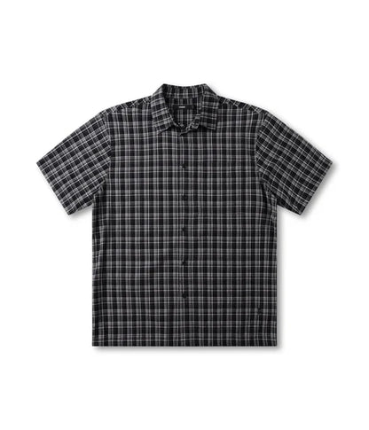 Former Vivian Praise Check Short Sleeve Shirt Black