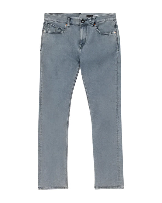 Volcom Men's Vorta Slim Fit Jeans Ash Blue