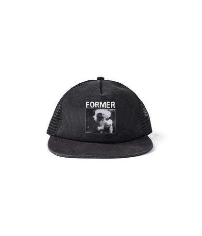 Former War Poodle Trucker Cap Black