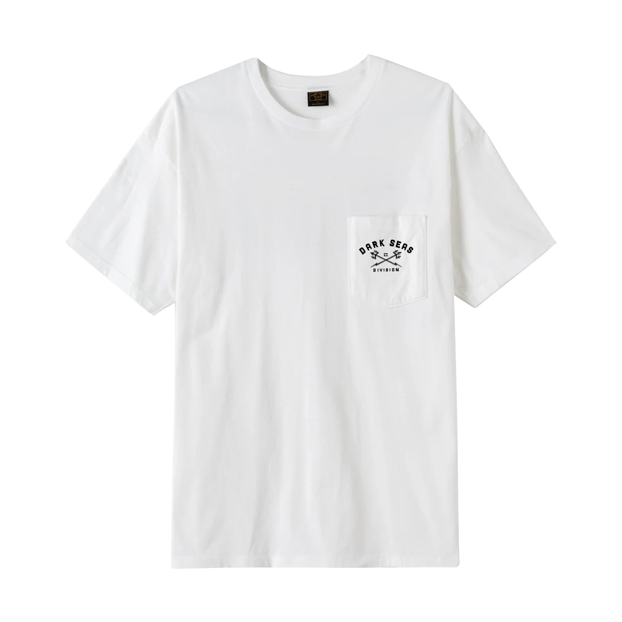 Dark Seas We Haul Basic Pocket T-Shirt White