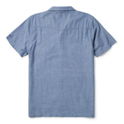 Seager Whippersnapper Short Sleeve Chambray Light Wash Shirt