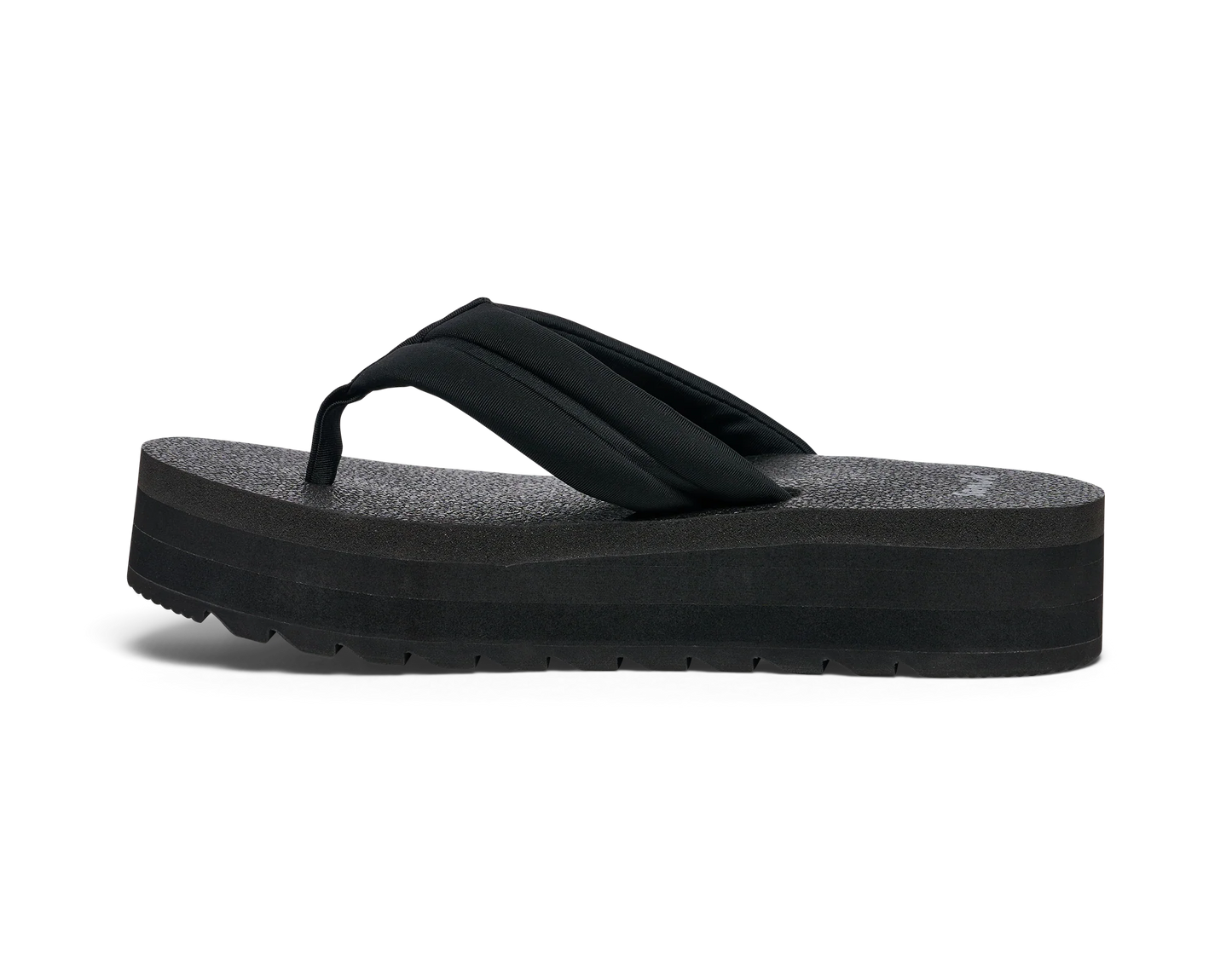 Sanuk Women's Yoga Puff-N-Stuff Sandals Black