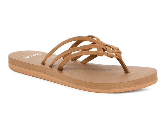 Sanuk Women's Yoga Sandy II Sandal Tobacco Brown