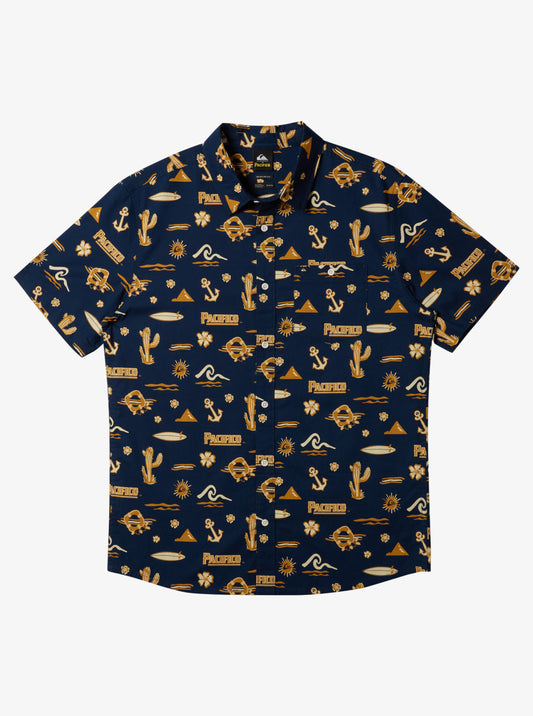 Quiksilver X Pacifico Mens Short Sleeve Woven