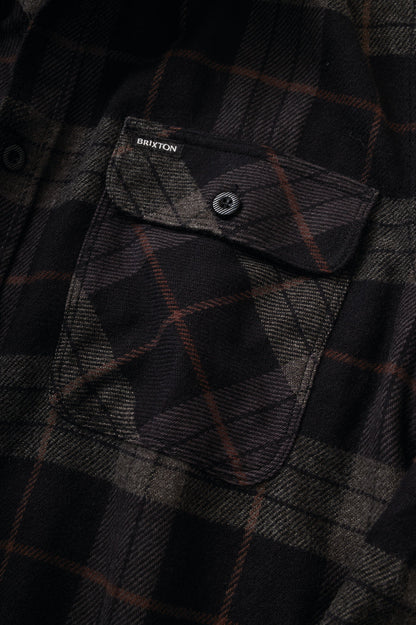 Bowery L/S Flannel - Black/Charcoal