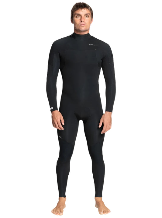 Men's Quiksilver Everyday Sessions 3/2mm BackZip Wetsuit Black
