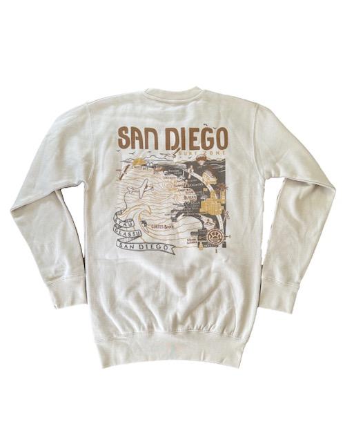 South Coast Womens SD Map Crew