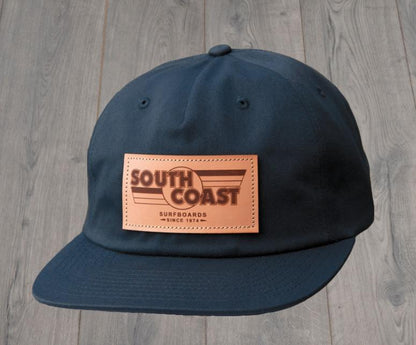 South Coast Retro Logo Leather Patch Hat