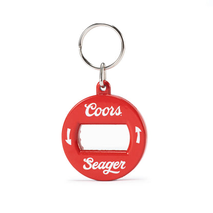 SEAGER X COORS BANQUET BOTTLE OPENER