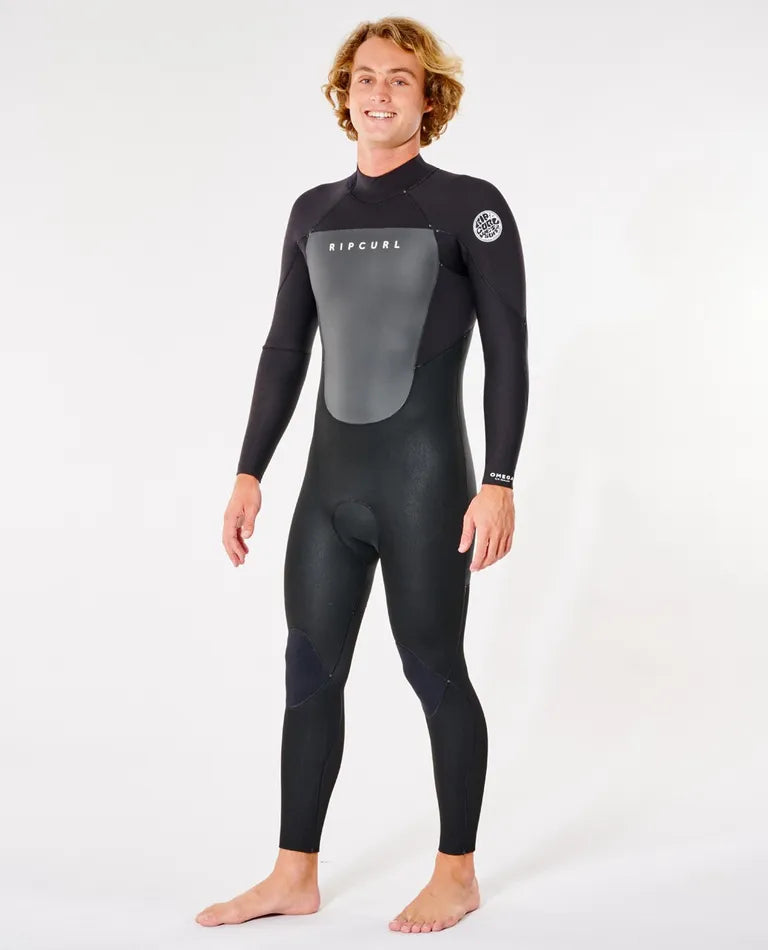 RIPCURL MENS 3/2 OMEGA BACK ZIP FULLSUIT WETSUIT