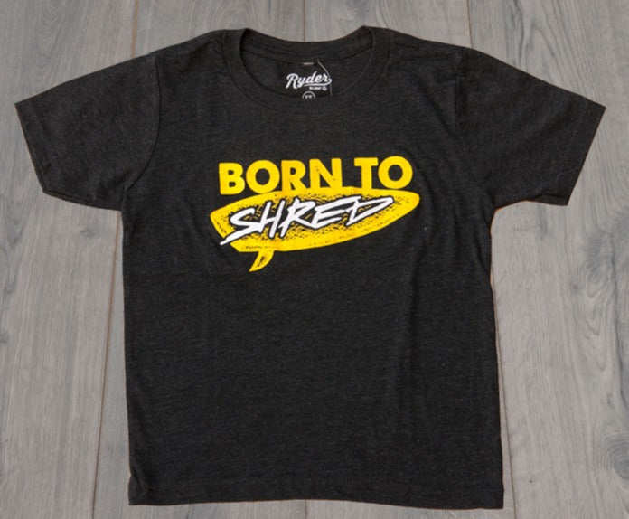 RYDER YOUTH BORN TO SHRED T-SHIRT BLACK