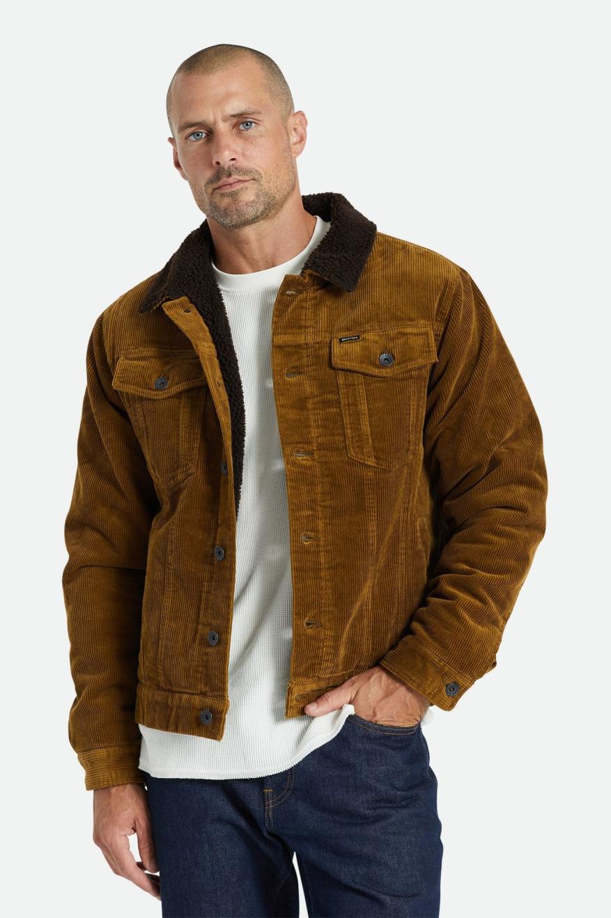 Cable Sherpa Lined Trucker Jacket