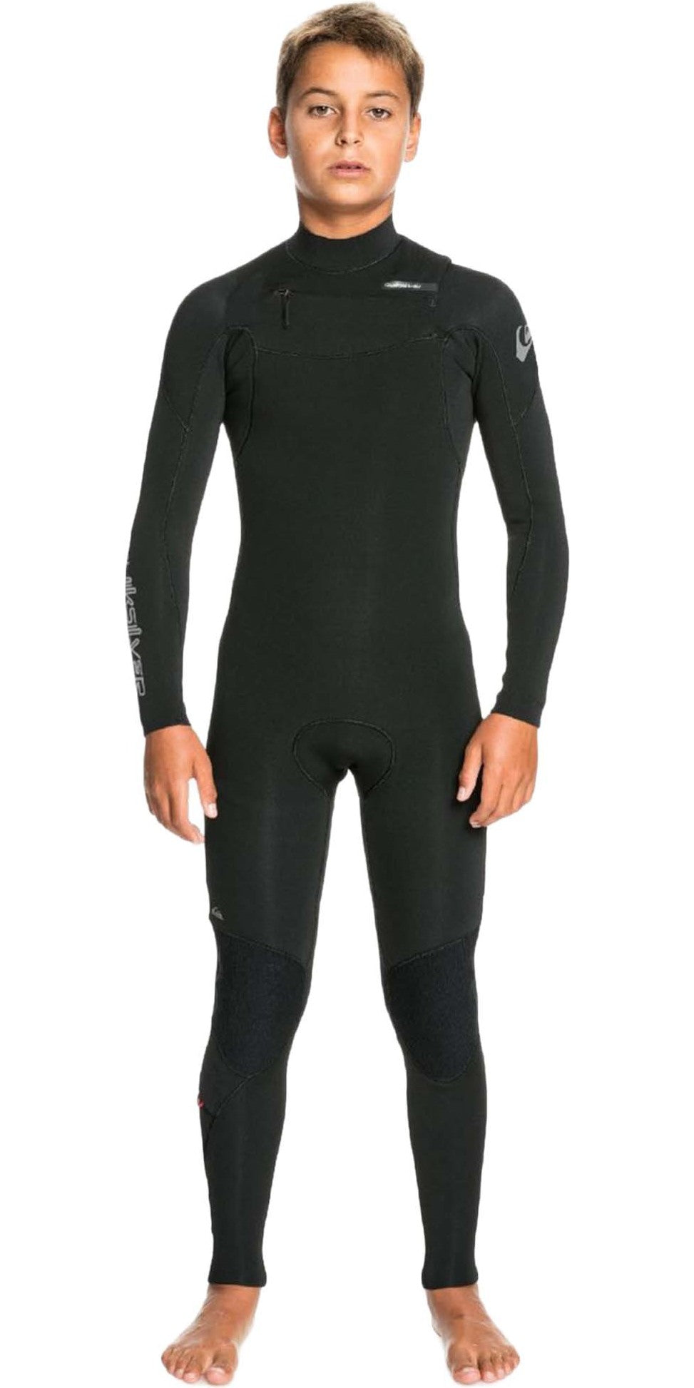 QUIKSILVER BOYS EVERYDAY SESSIONS 4/3MM CHEST ZIP WETSUIT