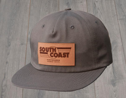 South Coast Retro Logo Leather Patch Hat