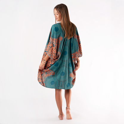 Lahaina Mandala Kimono Cover Up