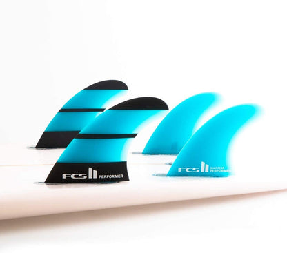FCS 2 Performer Neoglass Quad Rear Fin Set