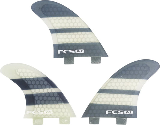 FCS 1 V2 PERFORMANCE CORE THRUSTER SURFBOARD FINS