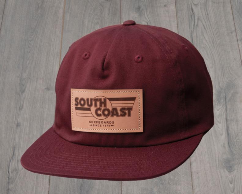 South Coast Retro Logo Leather Patch Hat