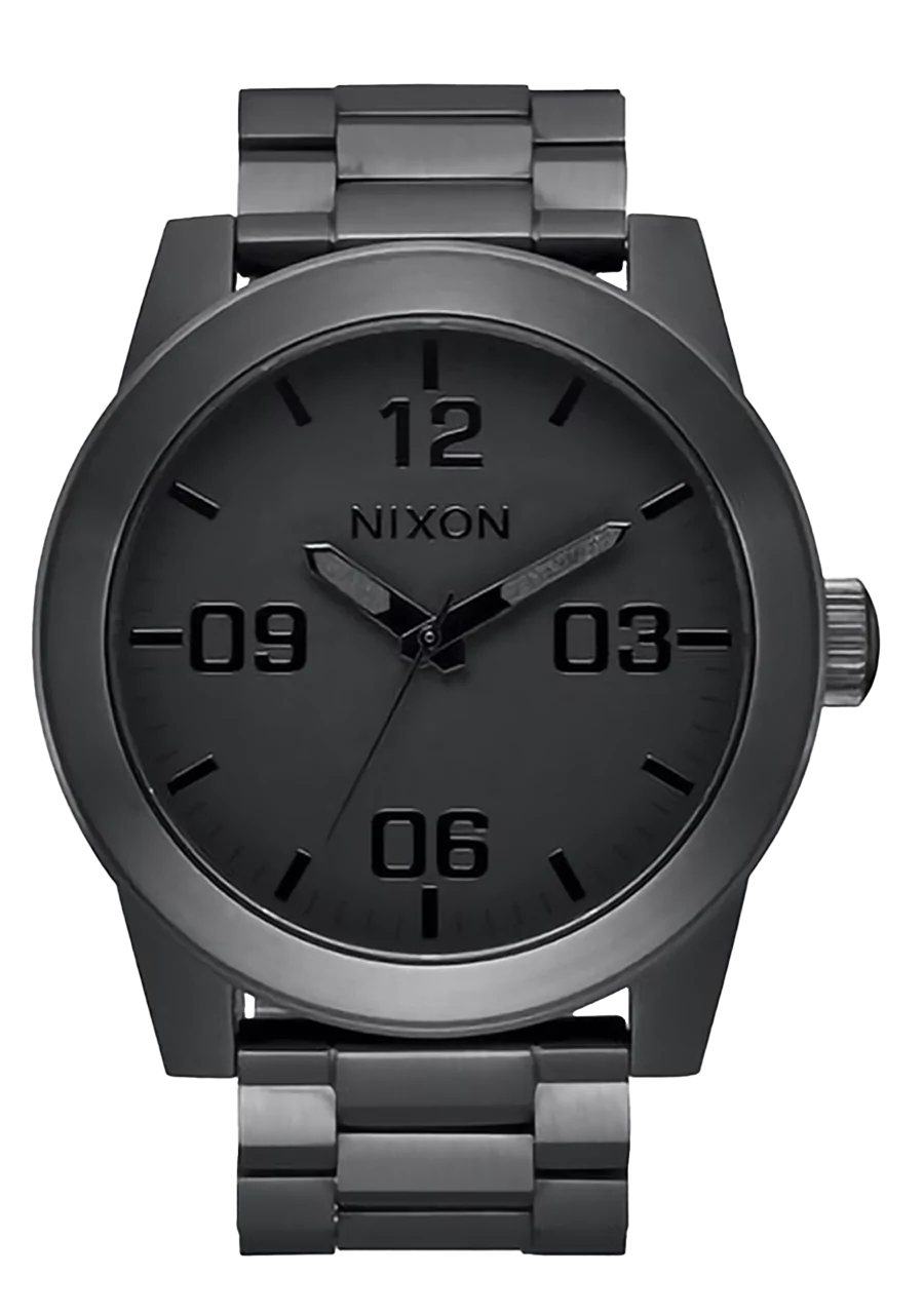 Nixon sentry ss gunmetal 2025 blue crystal
